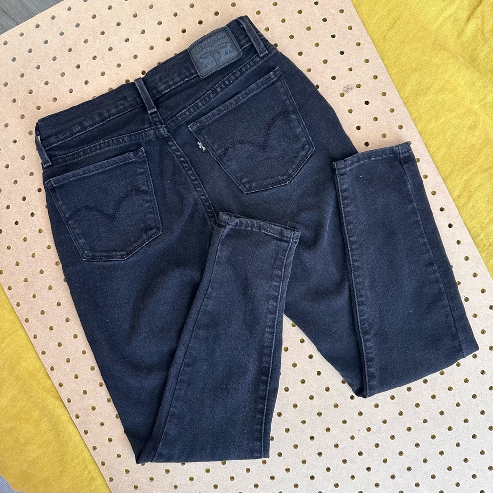 Levi’s 710 Super Skinny Black Jeans